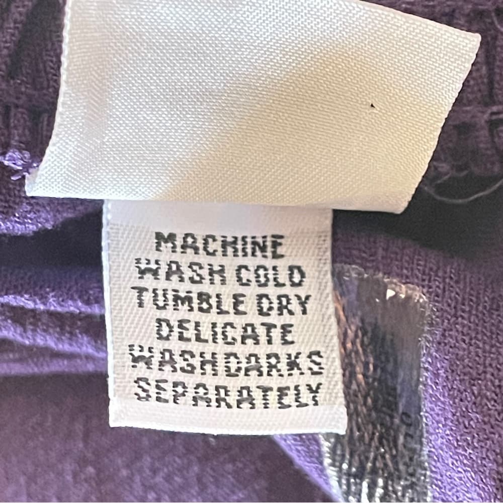 Alfred Dunner Purple Flare Pants in size 20W - Thumbnail 5