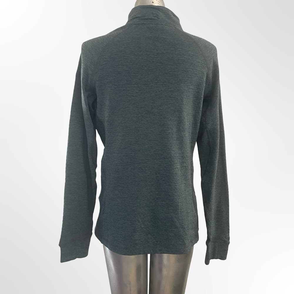 Ran Dark Gray Quarter-Zip Pullover in size L - Thumbnail 2