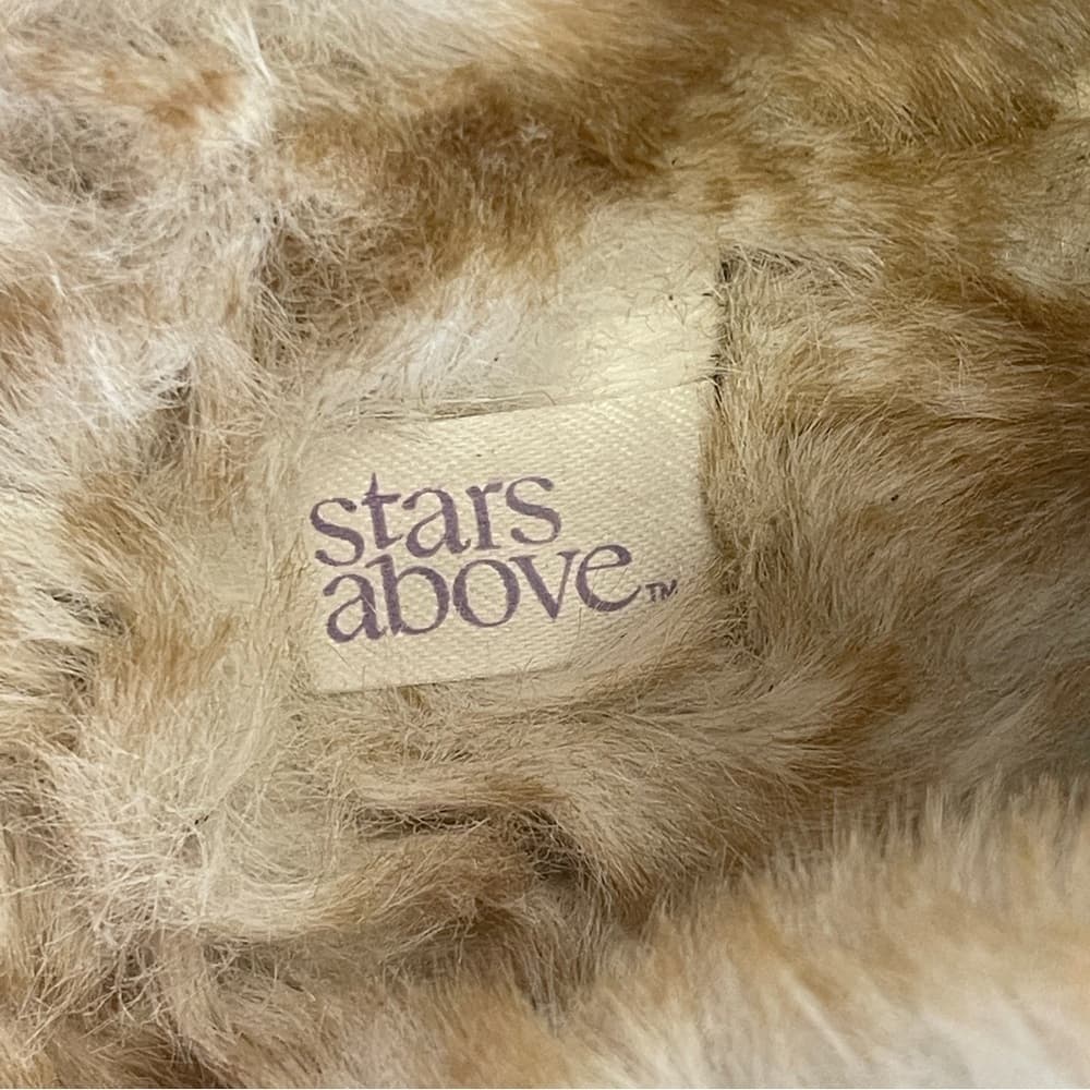 Cozy Tan Faux Fur Women's Slippers size 7 - Thumbnail 5