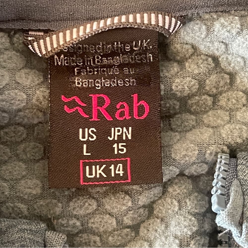 Ran Dark Gray Quarter-Zip Pullover in size L - Thumbnail 4