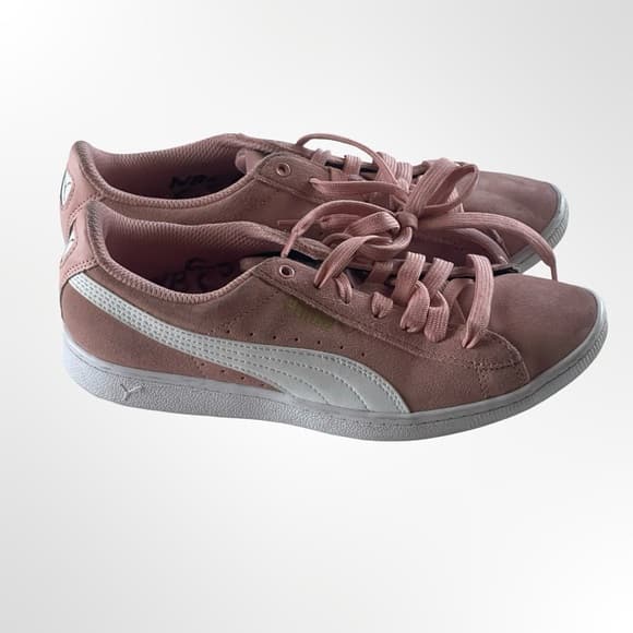 Puma Women's Blush Pink Sneakers in size 6.5 - Thumbnail 10