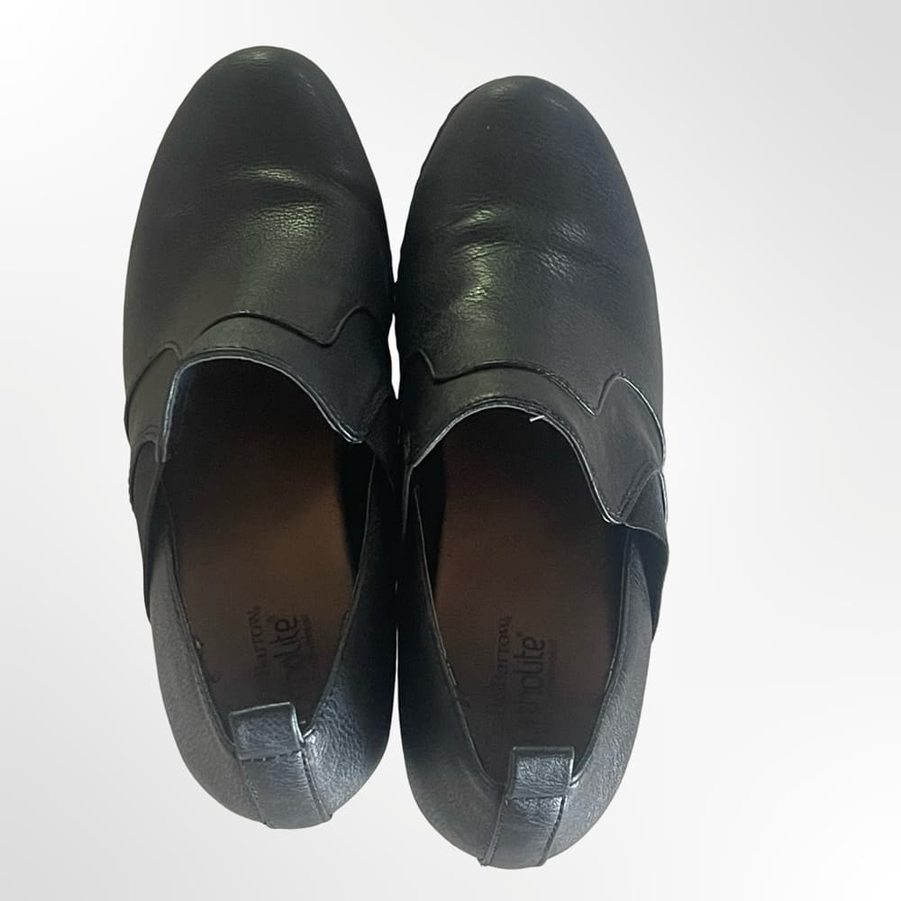 Croft & Barrow Leather Slip-On Heel Shoes in size 9 - Thumbnail 4