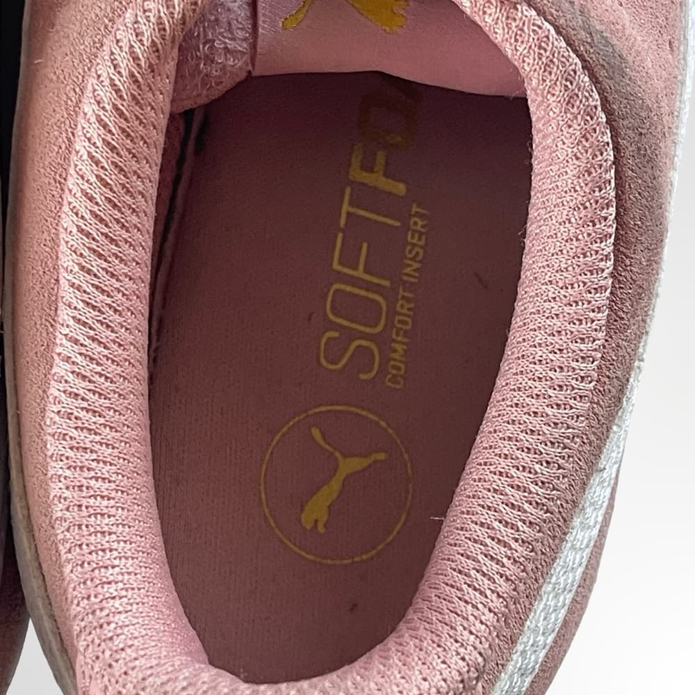 Puma Women's Blush Pink Sneakers in size 6.5 - Thumbnail 4