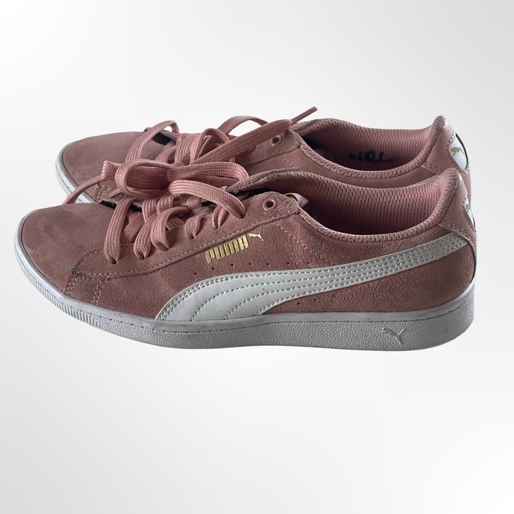 Puma Women's Blush Pink Sneakers in size 6.5 - Thumbnail 3