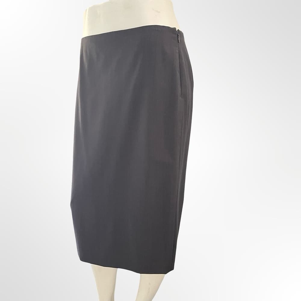 Elegant Gray Women's Skirt with 34 size waist - Thumbnail 6