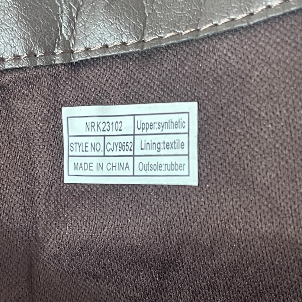 Vapose NY Brown Quilted Wedge Boots in size 8 - Thumbnail 7