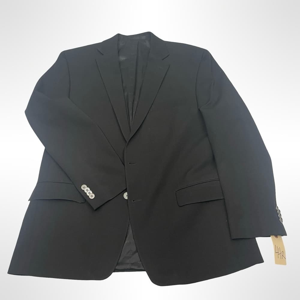 H&M Slim Fit - Size 40R Men's Blazer in Dark Navy - mint - Thumbnail 4