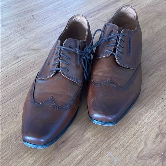 Florsheim Men's Brown Leather Dress Shoes size 10 - Gently worn! - Thumbnail 6