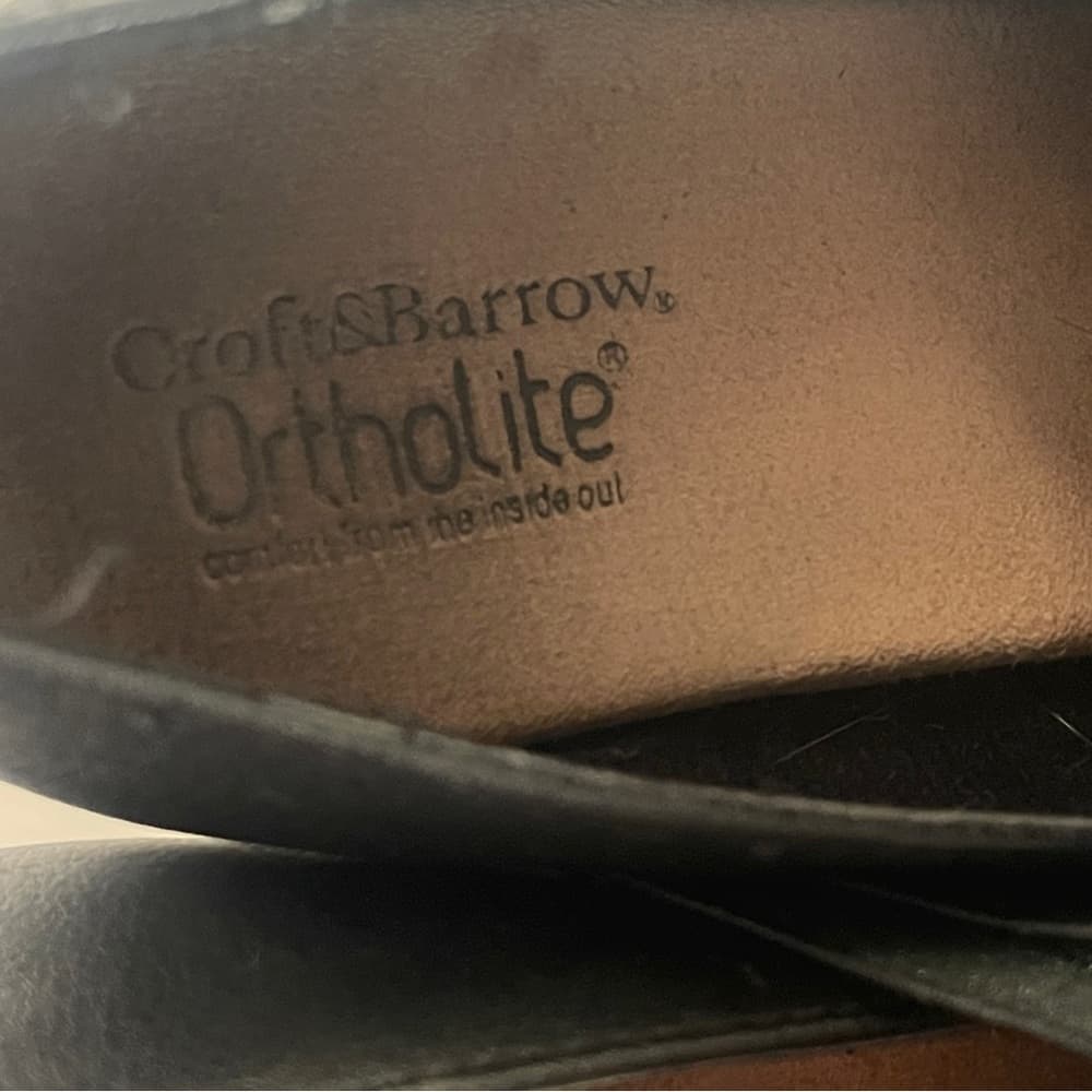 Croft & Barrow Leather Slip-On Heel Shoes in size 9 - Thumbnail 6
