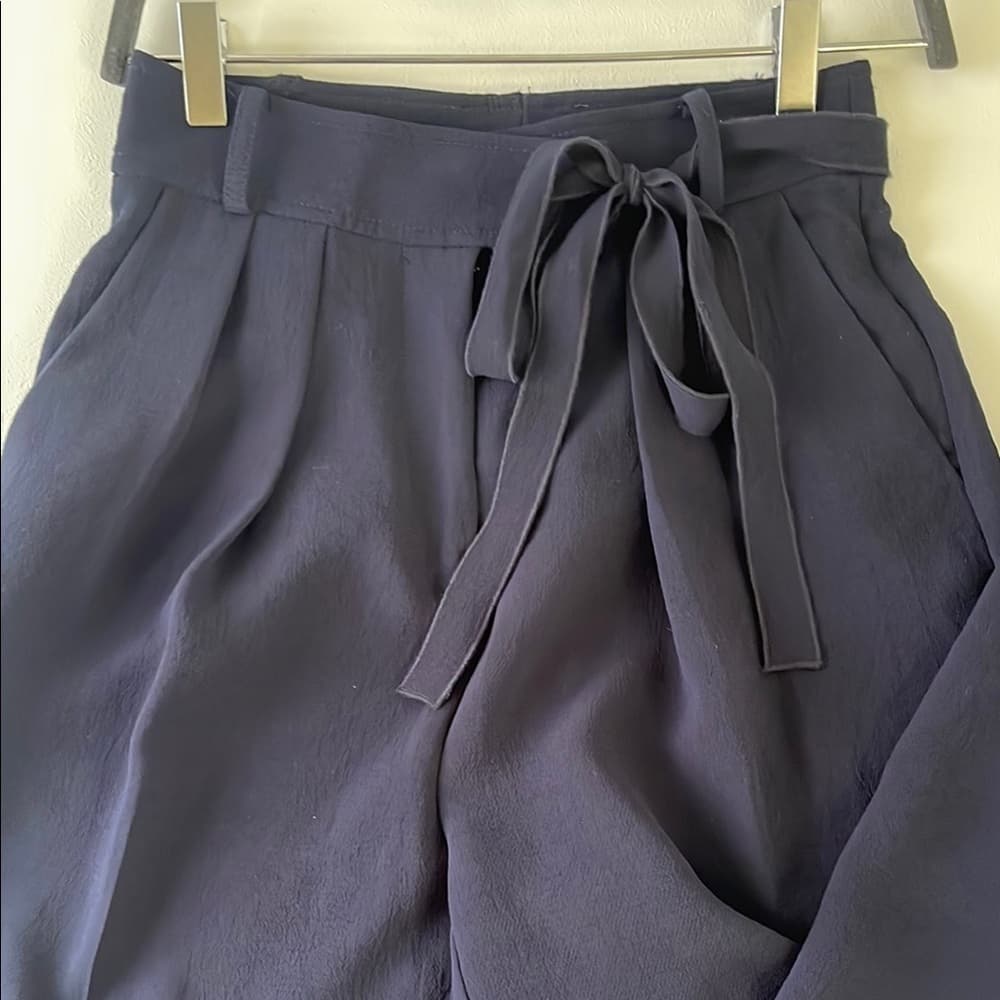 No Brand size 24 Super Elegant Black Wide-Leg Pants