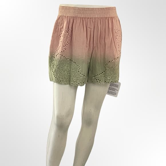 ASOS High Waist Pink and Green Shorts in size 4 NWT - Thumbnail 7