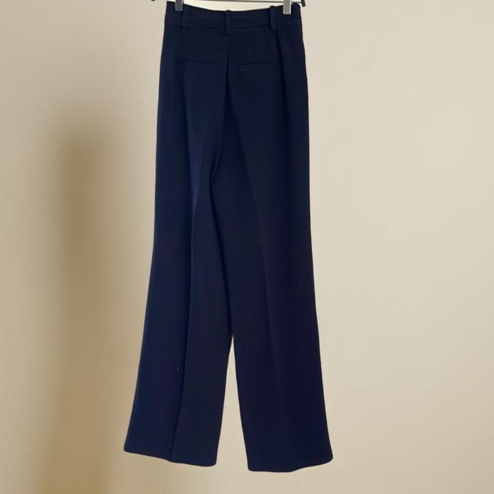 No Brand size 24 Super Elegant Black Wide-Leg Pants - Thumbnail 3
