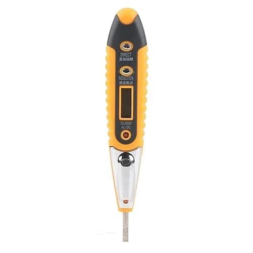 Regal 19850 Voltage Tester 12-250V AC/DC Digital LCD Display Plastic Shell - Thumbnail 8