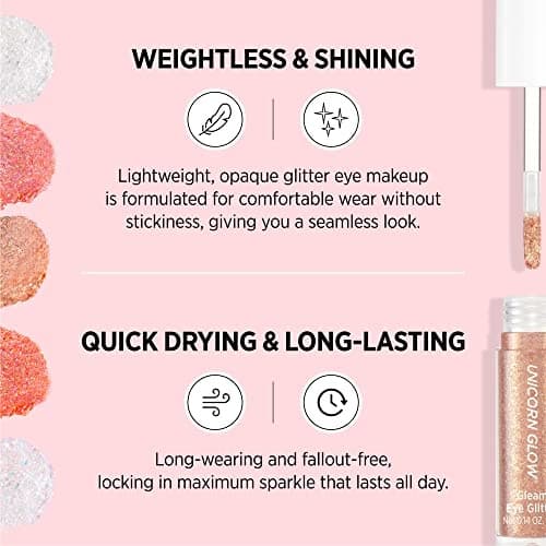 UNICORN GLOW Gleam Eye Glitter 02 Gem, 0.14 Oz. / 4 G Eye Glitter Makeup - Thumbnail 5