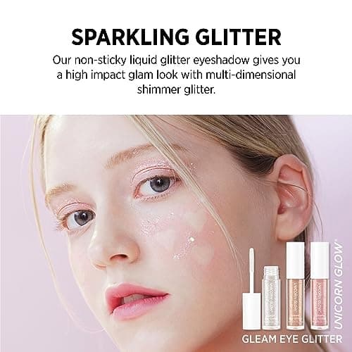 UNICORN GLOW Gleam Eye Glitter 02 Gem, 0.14 Oz. / 4 G Eye Glitter Makeup - Thumbnail 3