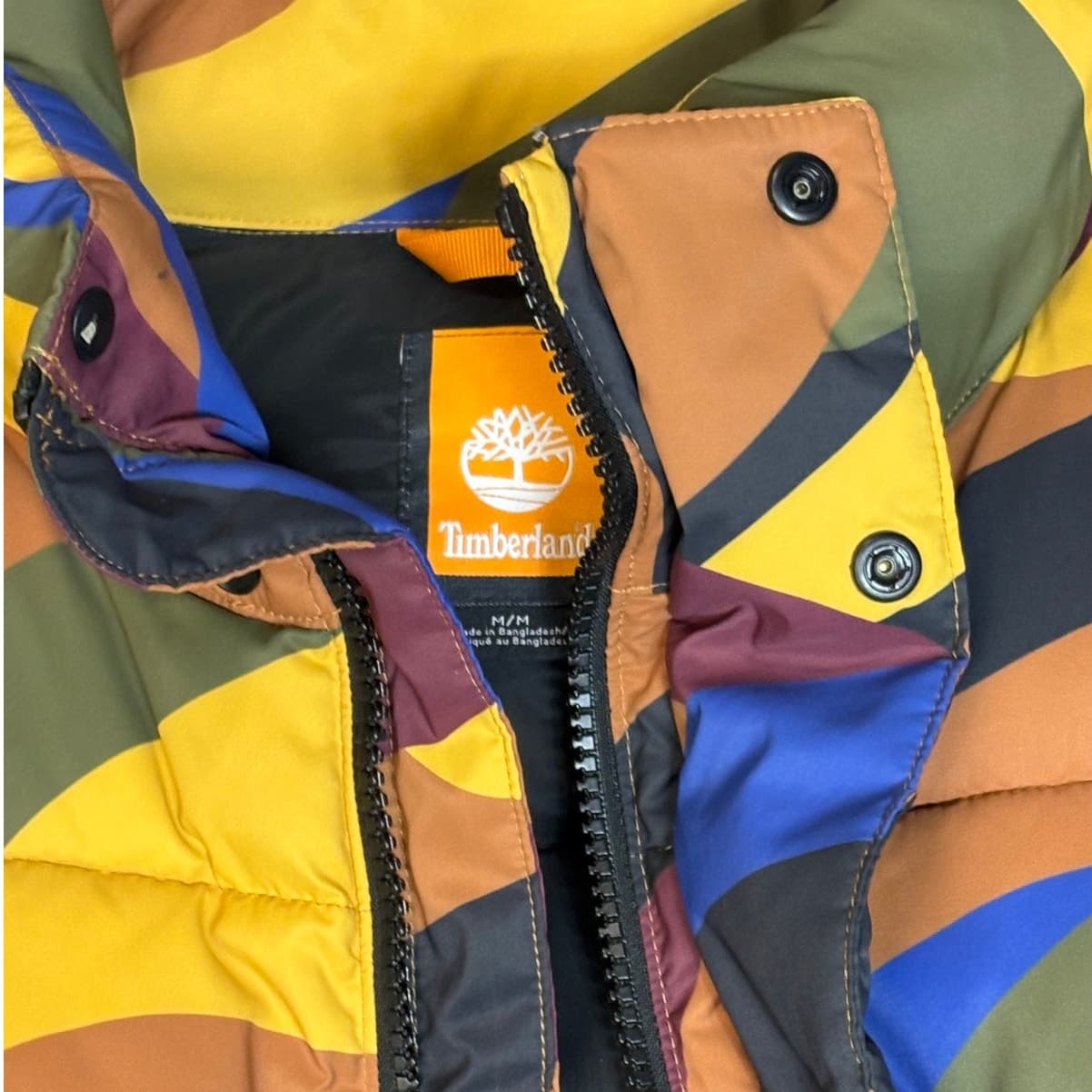 Timberland Multicolor Swirl Puffer – Size M - Thumbnail 2
