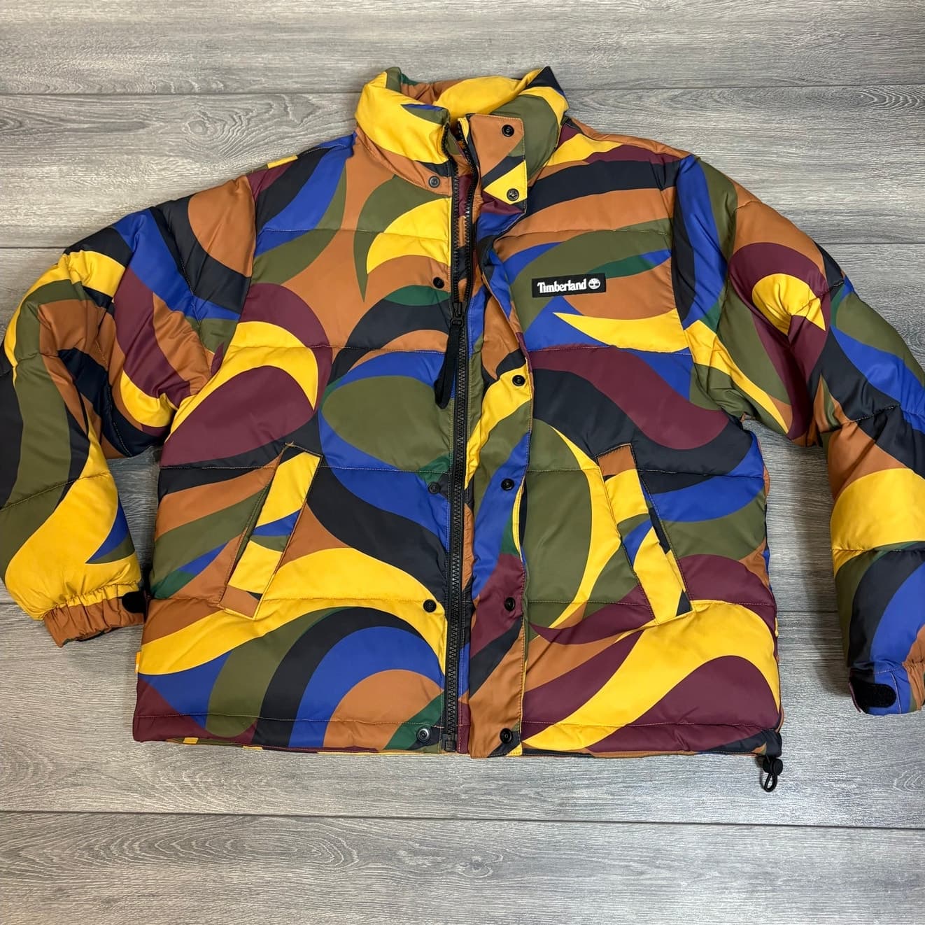 Timberland Multicolor Swirl Puffer – Size M - Thumbnail 4