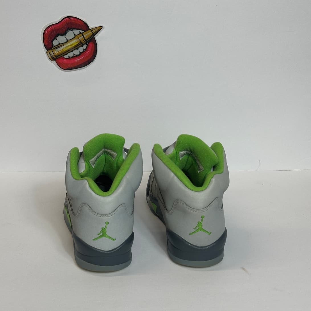 Air Jordan 5 Retro Green Bean 2006 Size 7Y Damaged Box No Insoles - Thumbnail 2