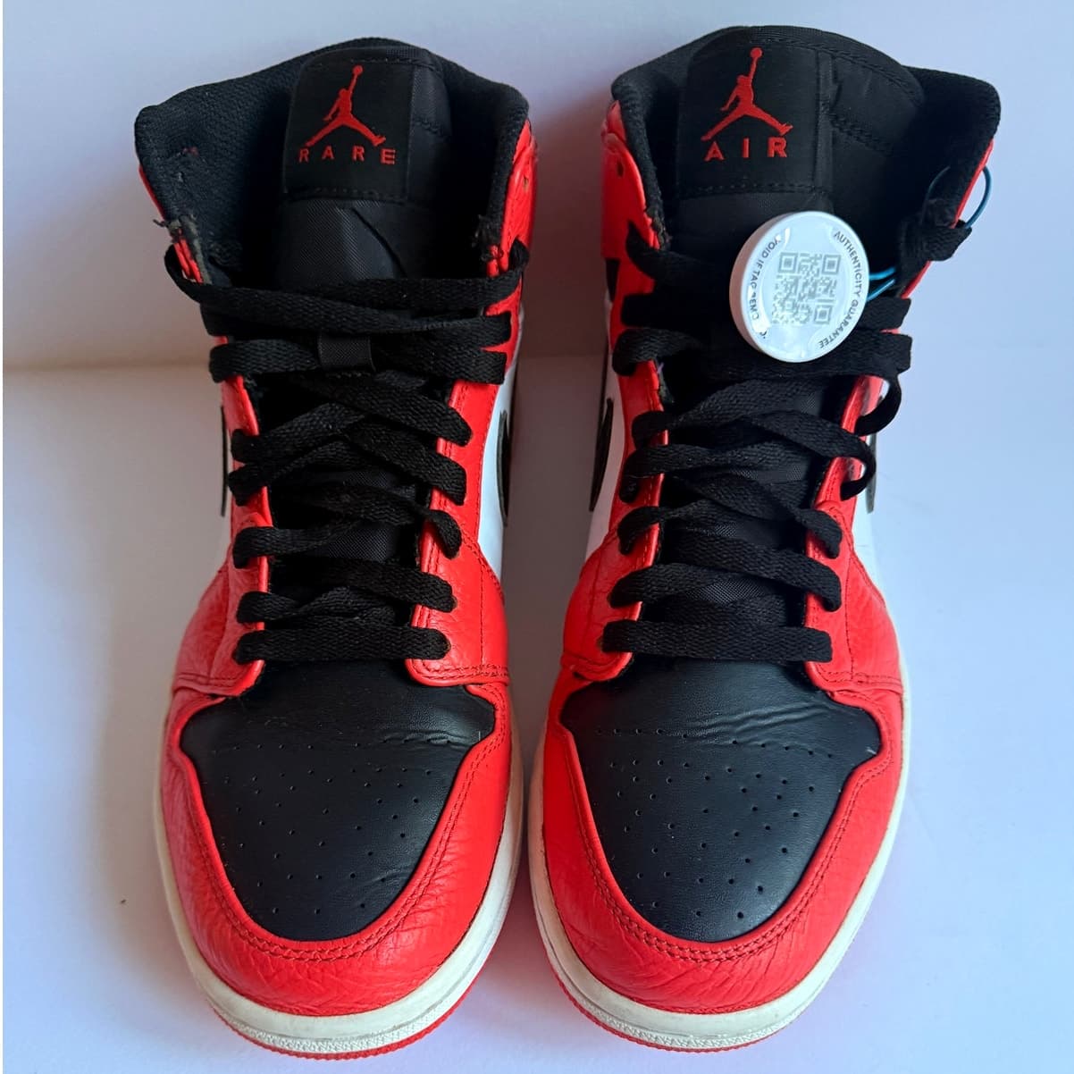 Nike Air Jordan 1 Retro Rare Air Max Orange Black White 332550-026 Men’s Size 9 - Thumbnail 2