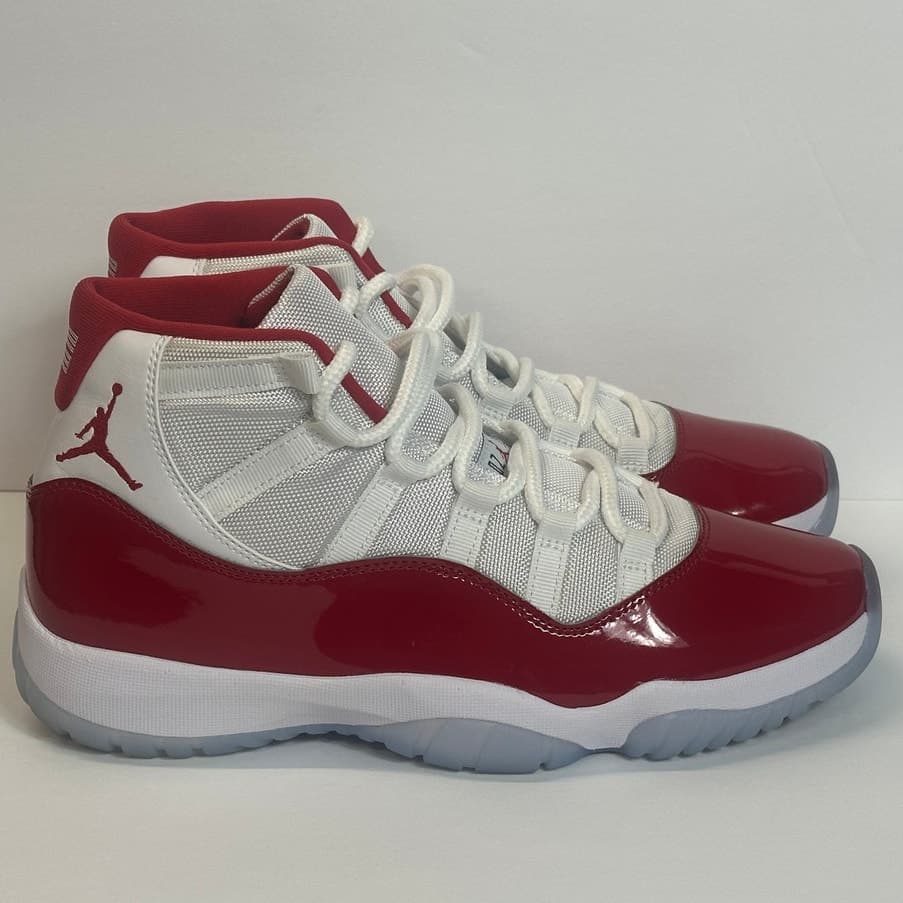 Nike Air Jordan 11 Retro Cherry Red Mens Size 10 tried on in store GOAT Verified - Thumbnail 2