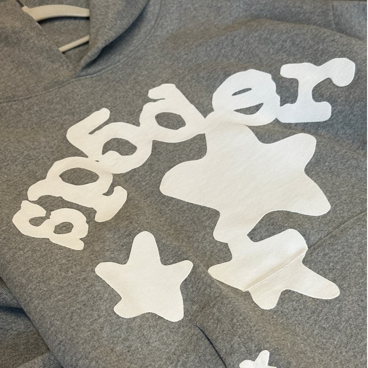 Sp5der Beluga Heather Gray Hoodie Size XL Brand New With Tags Authentic - Thumbnail 3