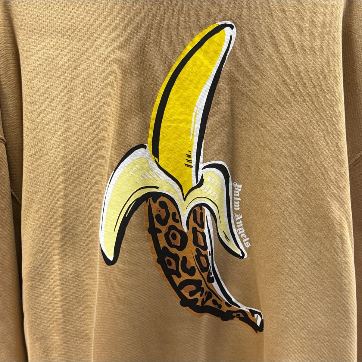 Palm Angels Leopard Banana sweater size M NWT Retail luxury streetwear - Thumbnail 3