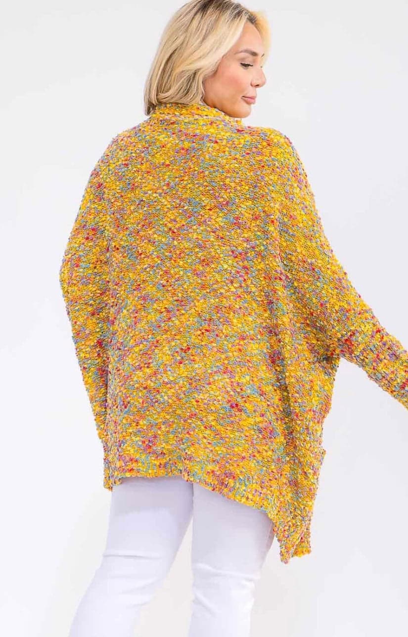 Autumn Confetti Knit Cardigan - 2X/3X - Thumbnail 2