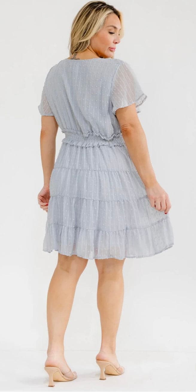 Cloud Nine Tiered Dress - 3X - Thumbnail 2