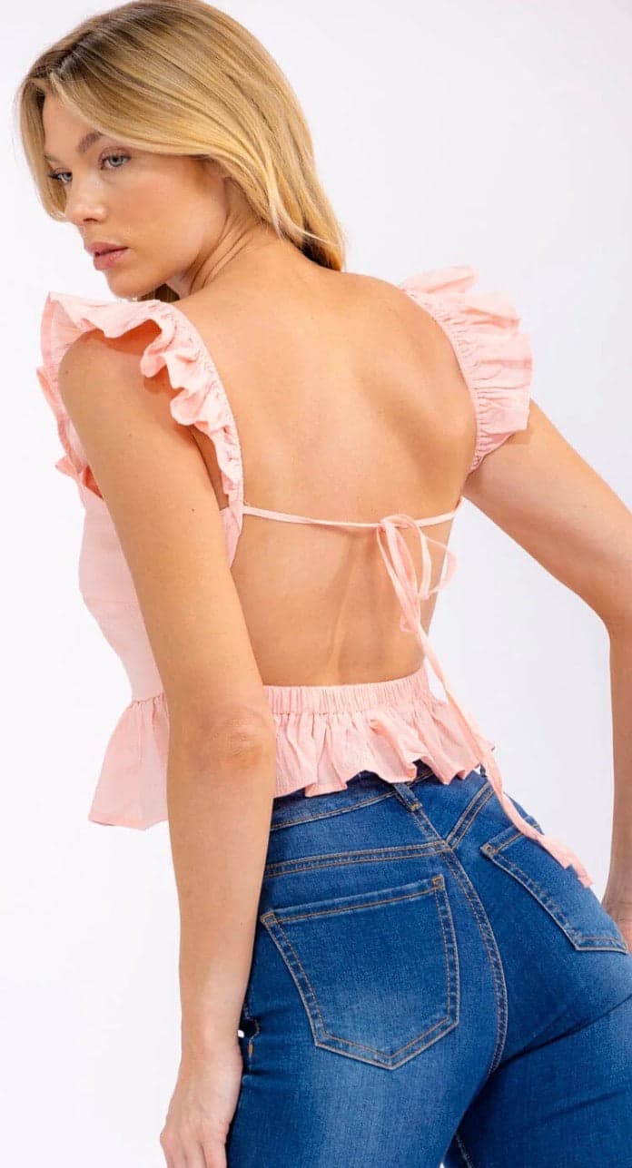 Love Story Ruffle Top - Large - Thumbnail 2