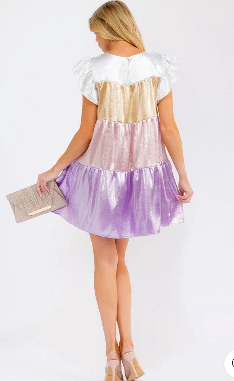 Sugar Plum Shine Dress - Small - Thumbnail 2