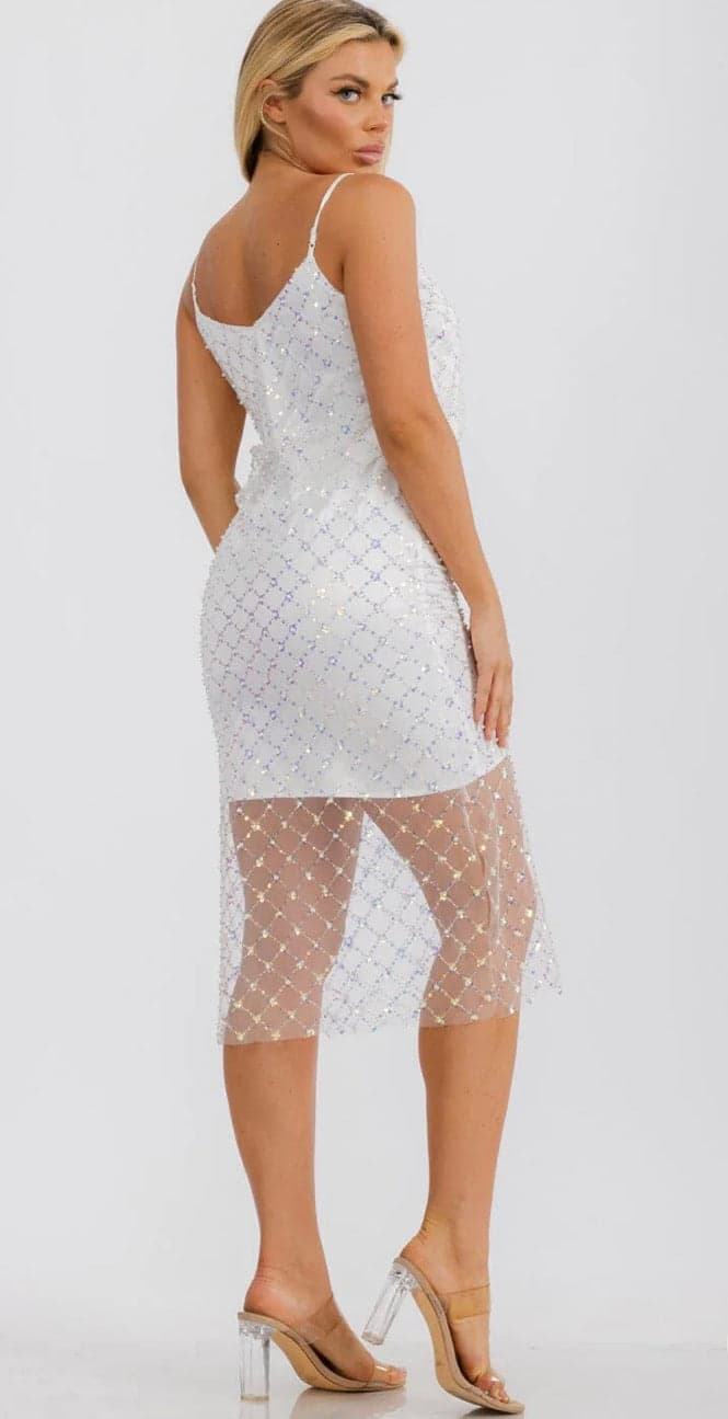 Crashing My Ex's Wedding Midi Dress - Small - Thumbnail 2