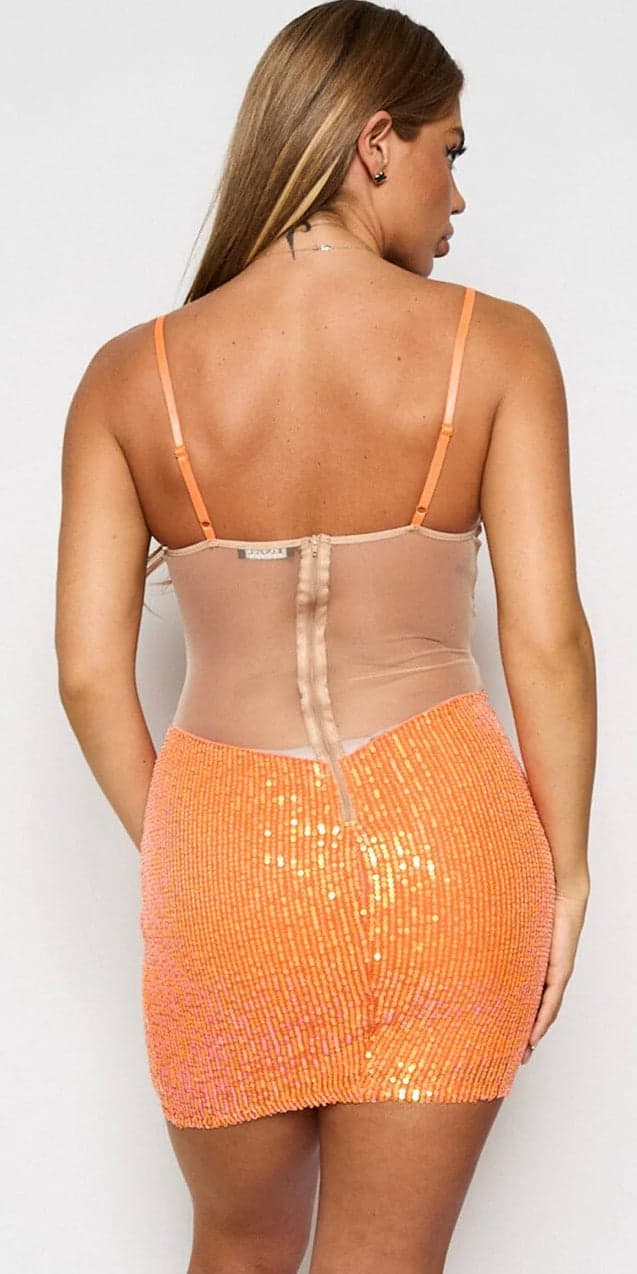 Showgirl's Dream Mini Dress - Large - Thumbnail 2
