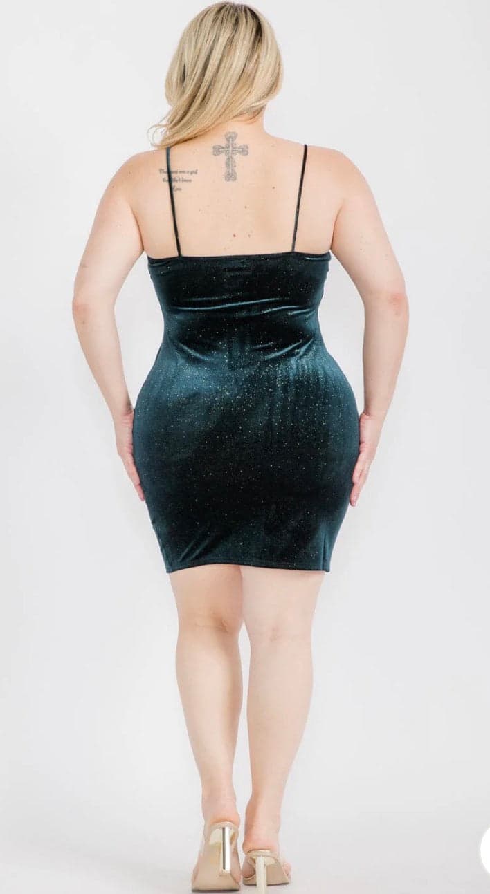 Emerald City Luxe Bow Dress - 2X - Thumbnail 2