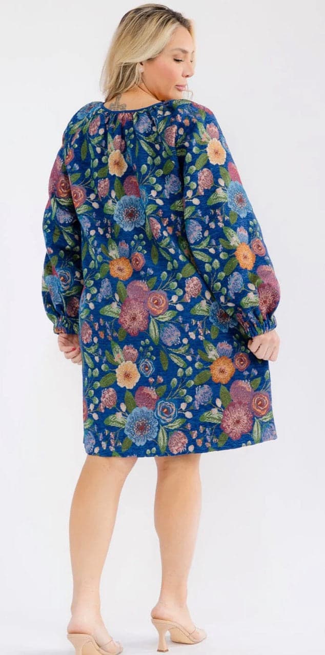 Petal Poetry Dress - 1X - Thumbnail 2