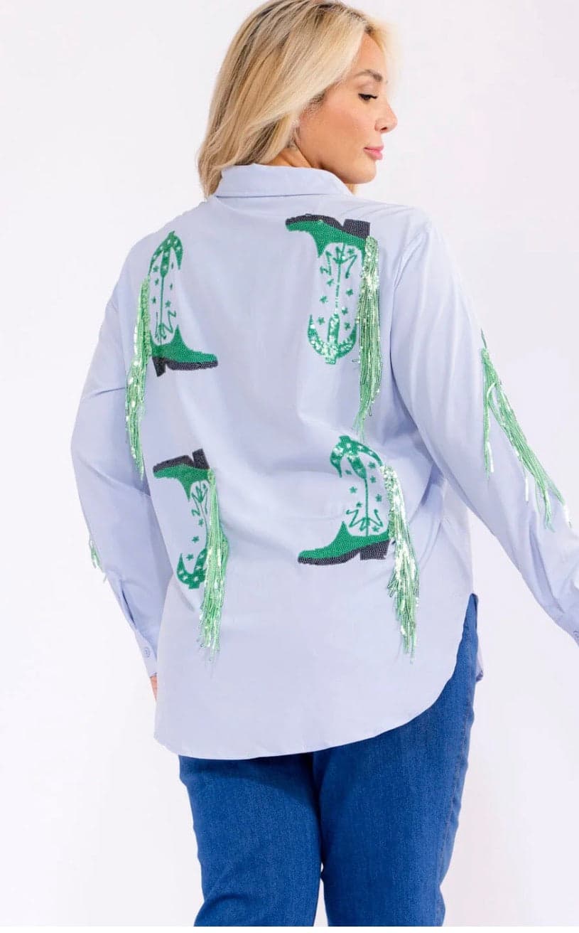 Teardrops On My Guitar Button Up - 1X - Thumbnail 2