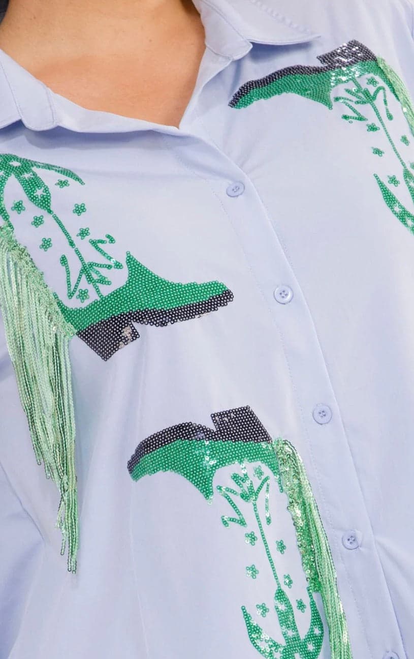 Teardrops On My Guitar Button Up - 1X - Thumbnail 3