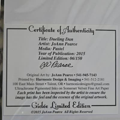 JoAnn Pearce Giclée Print Lot Limited Edition Numbered 2015 Billiards - Thumbnail 4