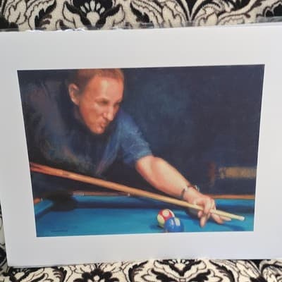 JoAnn Pearce Giclée Print Lot Limited Edition Numbered 2015 Billiards - Thumbnail 5
