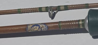 Vintage War Eagle Bamboo Fly Fishing Rod 6ft6in - Thumbnail 2