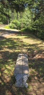 Vintage War Eagle Bamboo Fly Fishing Rod 6ft6in - Thumbnail 7