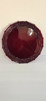 Avon Ruby Red Glass Glassware - Thumbnail 14