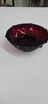 Avon Ruby Red Glass Glassware - Thumbnail 10