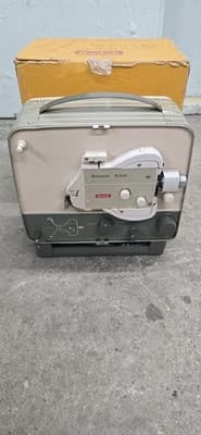 Kodak Brownie 500 8mm Desktop Movie Projector with Box Beige/Gray - Thumbnail 6