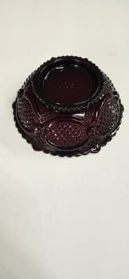 Avon Ruby Red Glass Glassware - Thumbnail 9