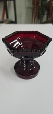 Avon Ruby Red Glass Glassware - Thumbnail 15