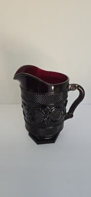 Avon Ruby Red Glass Glassware - Thumbnail 3