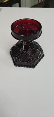 Avon Ruby Red Glass Glassware - Thumbnail 16