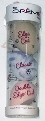 The Crème Shop Complete Blending Sponge Set of 3 Makeup Sponges NEW Sealed Trio! - Thumbnail 2
