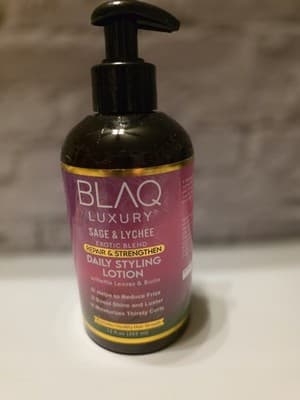 Blaq Luxury Sage & Lychee Daily Styling Lotion 12 Fl Oz Moisturizing - Exp.03/26 - Thumbnail 3