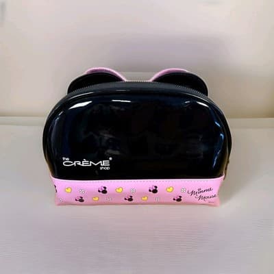 The Creme Shop D Makeup Cosmetic DISNEY MINNIE MOUSE Bag - Pink Black White NWT! - Thumbnail 4
